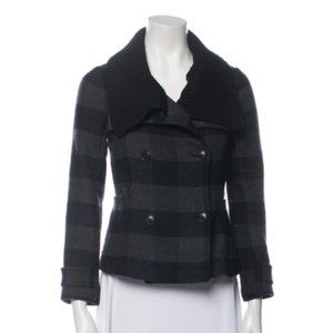 Theory Plaid Print Jacket